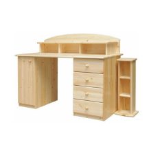 Claudia 1 ajtós 4 fiókos íróasztal