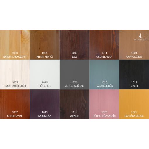 Vanessa 2 ajtós 2 fiókos szekrény