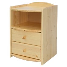 Zsolt 2 fiókos nyitott éjjeliszekrény