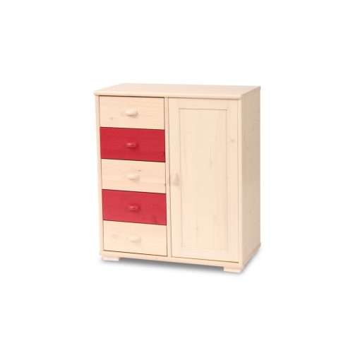 Vanessa 1 ajtós 5 fiókos komód