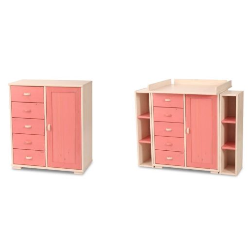 Vanessa 1 ajtós 5 fiókos komód