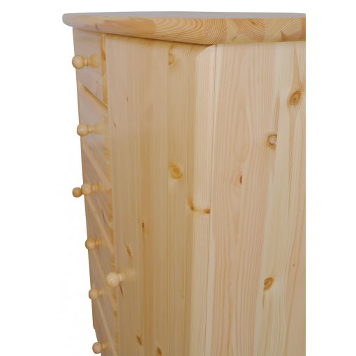 Csanád íves komód - 2 ajtós 6 fiókos