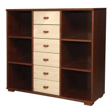 Vanessa 6 fiókos nyitott komód