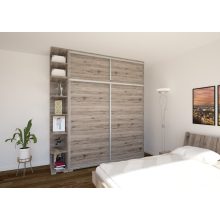 Bond 140 - 2 ajtós gardróbszekrény