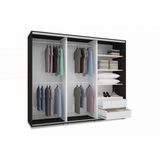 Bond MF 239 - 3 ajtós tükrös gardróbszekrény