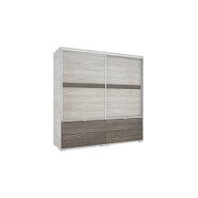 Cezar 200 - 2 ajtós 4 fiókos gardróbszekrény