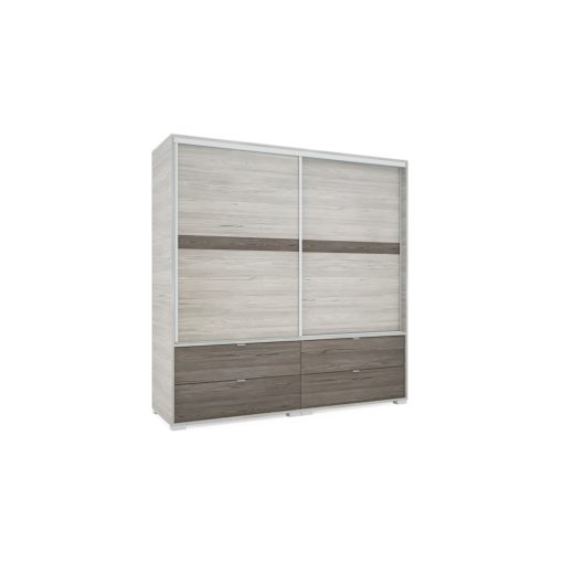 Cezar 200 - 2 ajtós 4 fiókos gardróbszekrény
