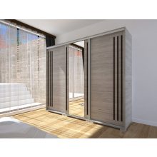  Szandra 239 - 3 ajtós tükrös gardróbszekrény 