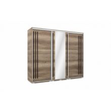  Szandra 239 - 3 ajtós tükrös gardróbszekrény 