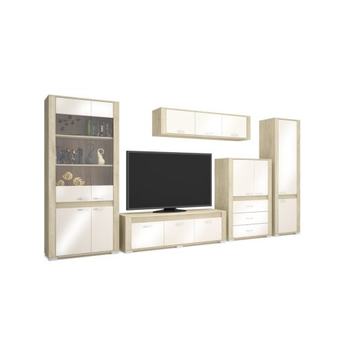 Cortina C3 - 4 ajtós vitrinszekrény