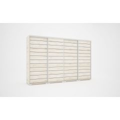  Porto 318 - 4 ajtós gardróbszekrény