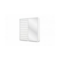  Porto 180 - 2 ajtós tükrös gardróbszekrény