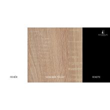 Vista 203 - 2 ajtós tükrös gardróbszekrény