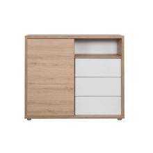 Modulo - tolóajtós fiókos komód