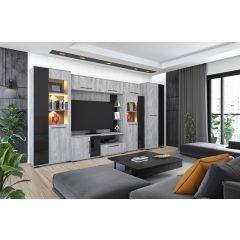 Merlin 400 cm szekrénysor