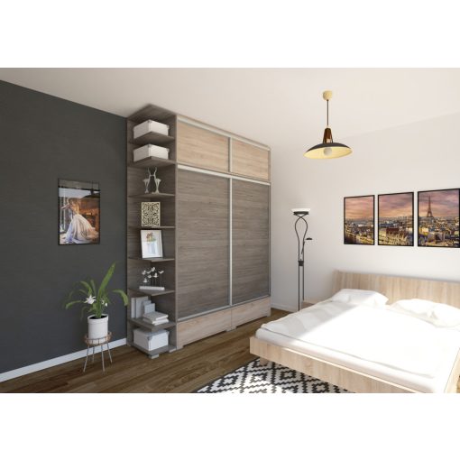 2 fiókos szekrénymagasító elem