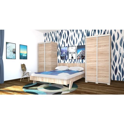 Bond 100 - 2 ajtós gardróbszekrény