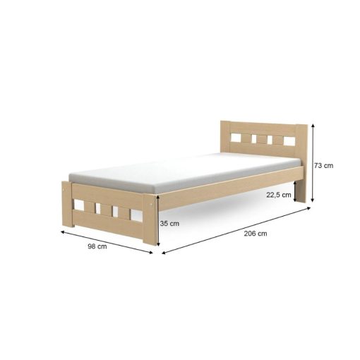  Róza  90x200 ágyváz