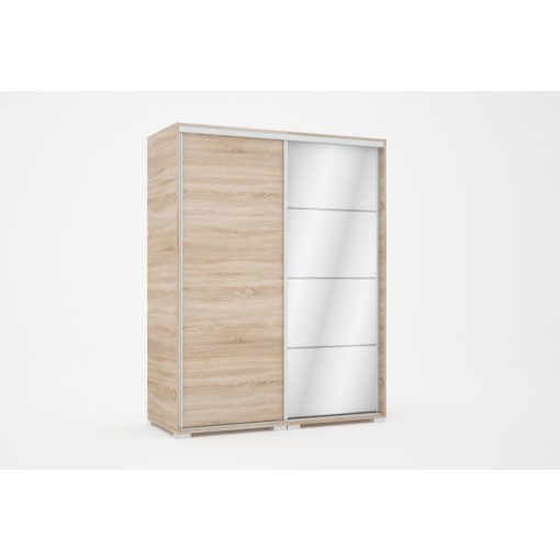 Bond 200 - 2 ajtós tükrös gardróbszekrény