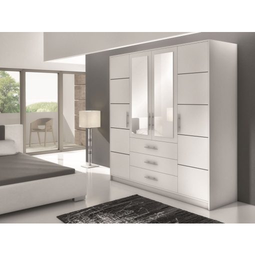 Bali 4 ajtós 3 fiókos szekrény