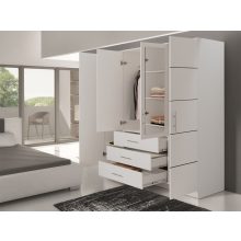 Bali 4 ajtós 3 fiókos szekrény