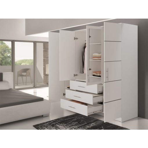 Bali 4 ajtós 3 fiókos szekrény