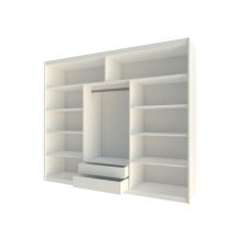 Vista 250 - 3 ajtós tükrös gardróbszekrény