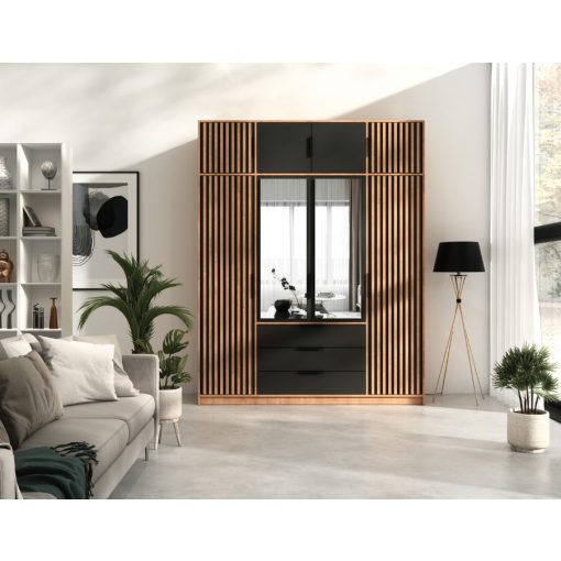 Bali Lux - 4 ajtós 3 fiókos szekrény