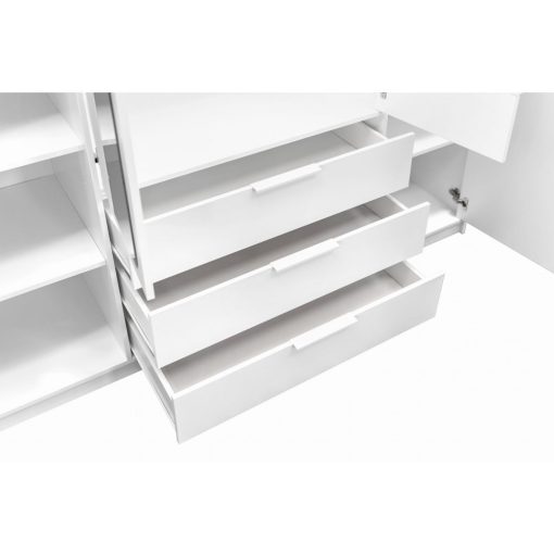 Bali Lux - 4 ajtós 3 fiókos szekrény