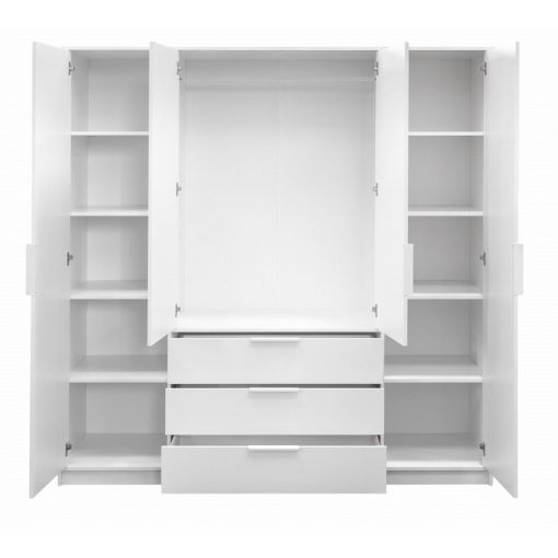 Bali Lux - 4 ajtós 3 fiókos szekrény