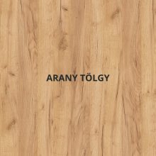 Alva dohányzóasztal - arany tölgy + antracit