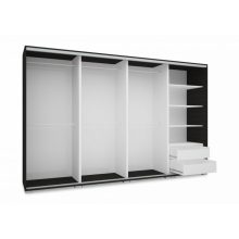 Bond 318 - 4 ajtós tükrös gardróbszekrény