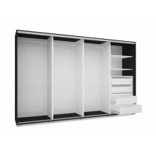 Bond MF 318 - 4 ajtós tükrös gardróbszekrény