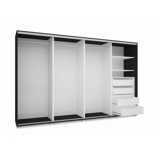 Bond MF 318 - 4 ajtós tükrös gardróbszekrény